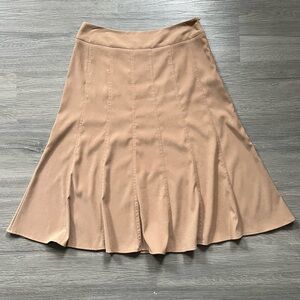 Suede Tan Whimsygoth Maxi Skirt